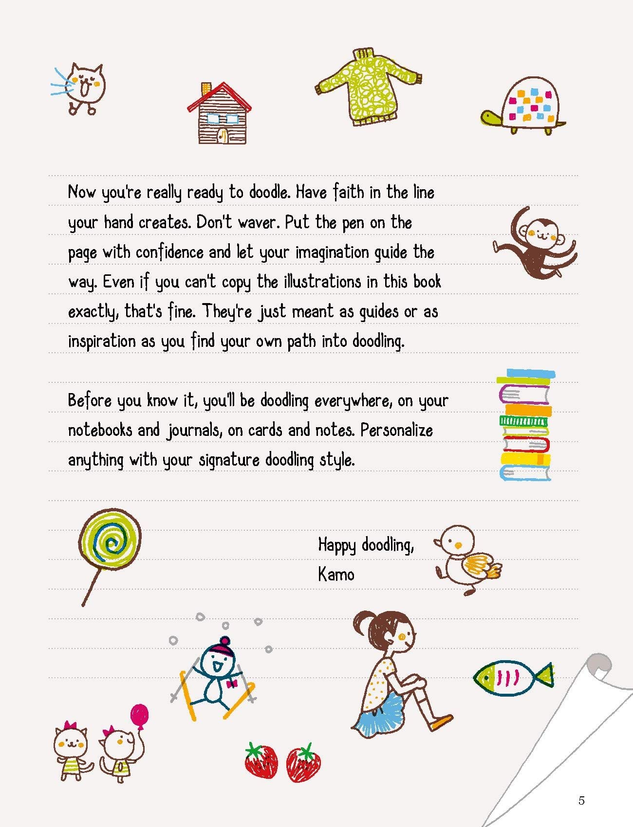  How to Doodle Everywhere_Kamo_9784805315859_Tuttle Publishing 