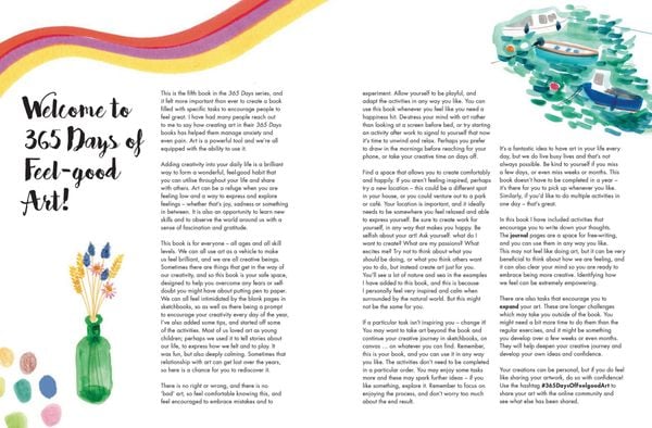 365 Days of Feel-good Art : For Self-Care and Joy, Every Day of the Year