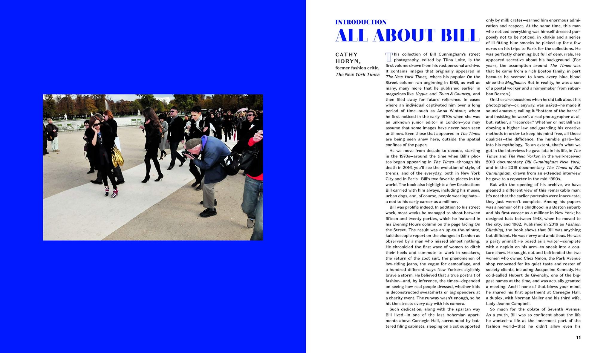  Bill Cunningham: On the Street : Five Decades of Iconic Photography_New York Times_9781524763503_Penguin Random House 