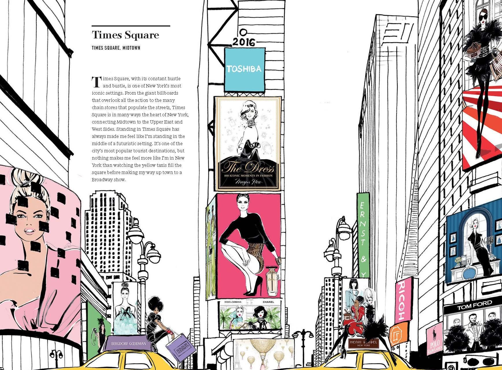  New York : Through a Fashion Eye_Megan Hess_9781743791714_Hardie Grant Books 