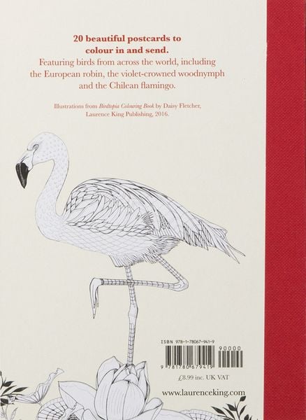 Birdtopia: 20 Colour-In Postcards_Daisy Fletcher_9781780679419_Laurence King Publishing