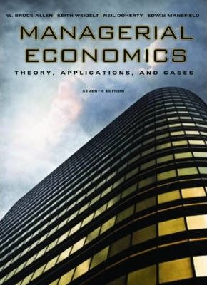  Managerial Economics 