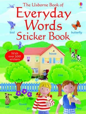  The Usborne Book of Everyday Words Sticker Book 