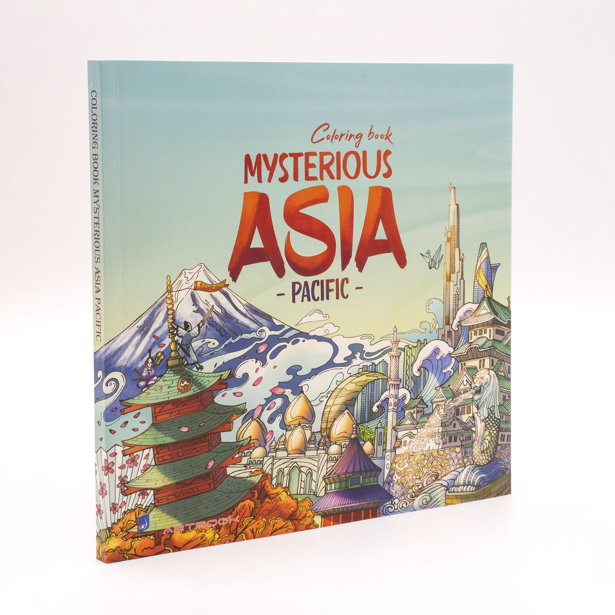  Mysterious Asia Pacific Coloring Book 