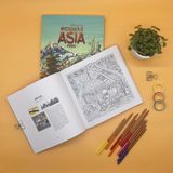  Mysterious Asia Pacific Coloring Book 