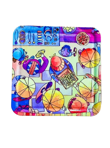 3D Metal Square Shape 02