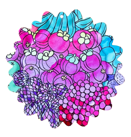 3D Metal Flower Shape 07