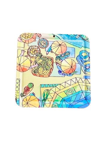 3D Metal Square Shape 03