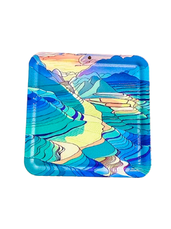 3D Metal Square Shape 06