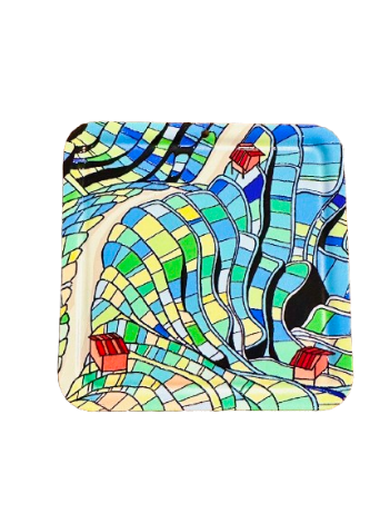 3D Metal Square Shape 08