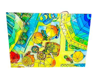 Lenticular Postcard - Life in Viet Nam 2