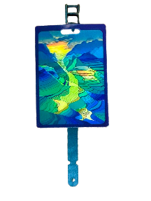  Lenticular Luggage Tag - Viet Nam Map 8 