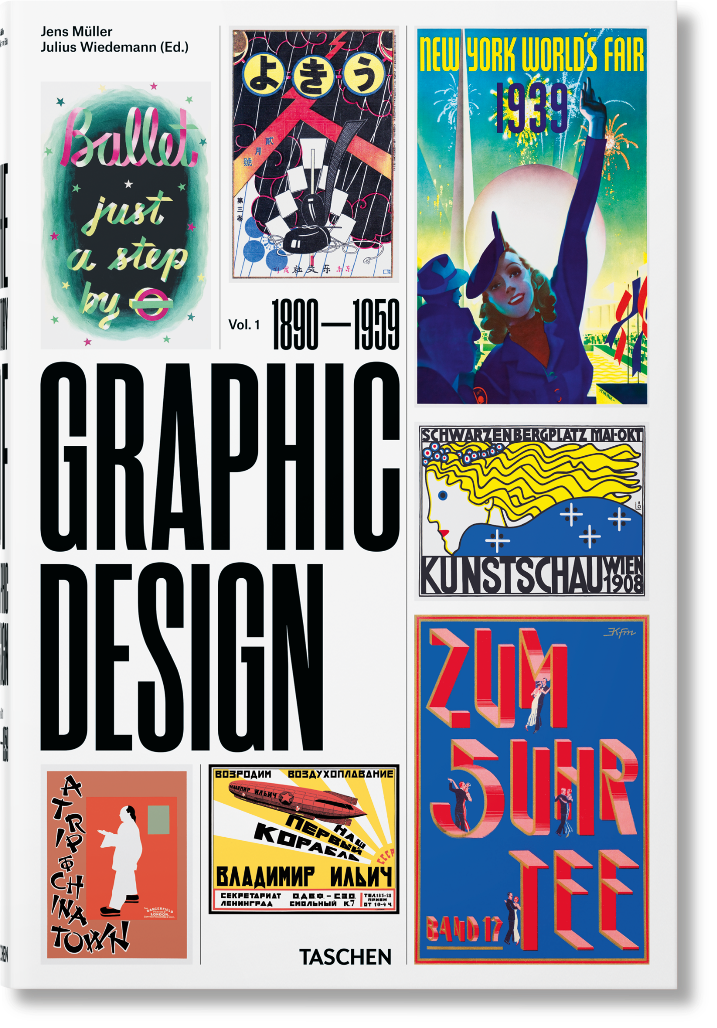  The History of Graphic Design, Vol 1 : 1890-1959 - Jens Müller - 9783836563079 - Taschen 
