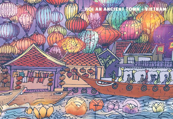 Postcard 3D Hoi An