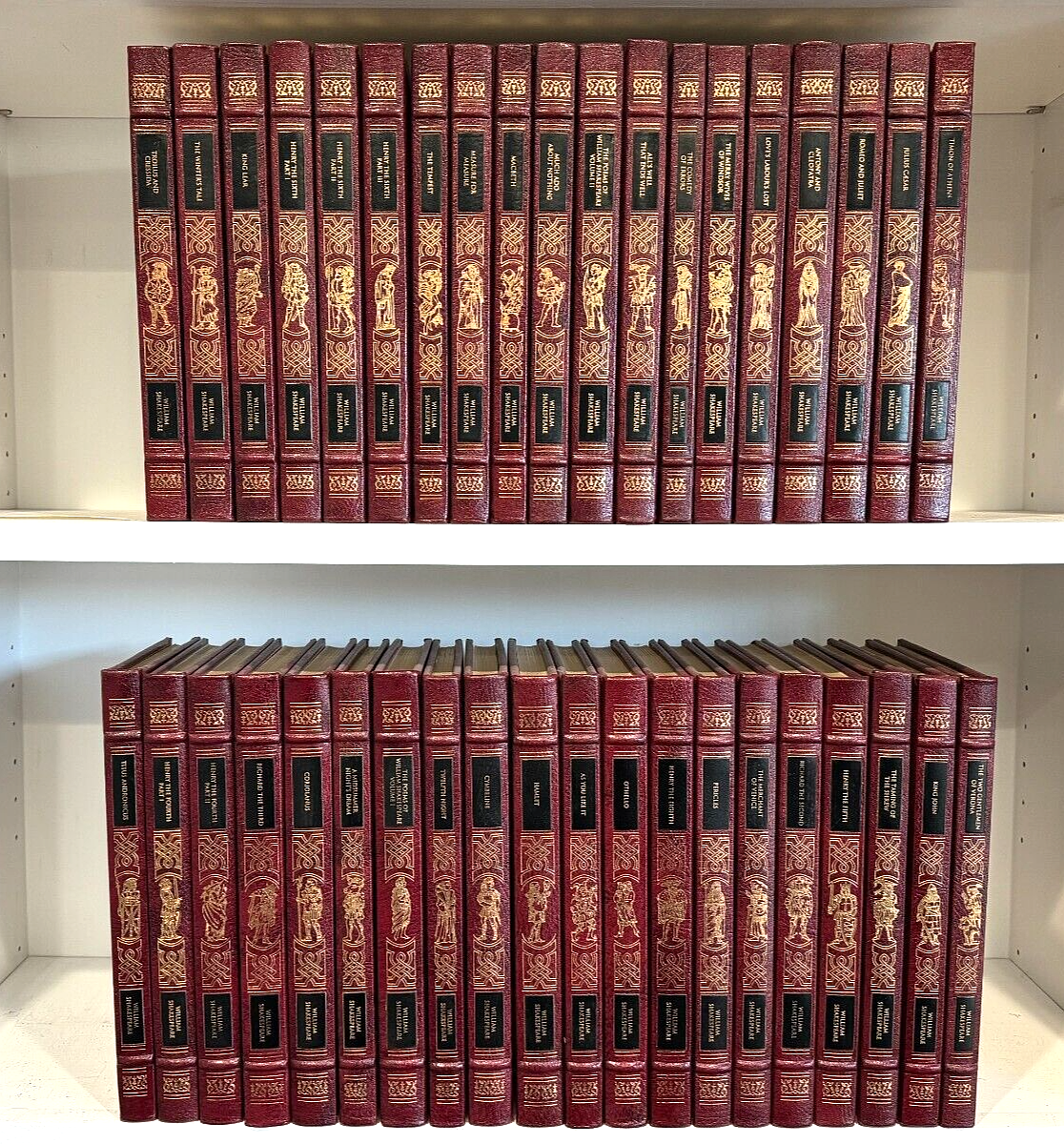 Easton Press Complete Works of William Shakespeare 39 Vol Set