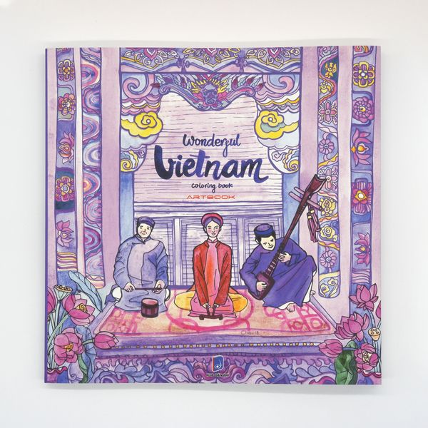 Wonderful Vietnam Coloring Book