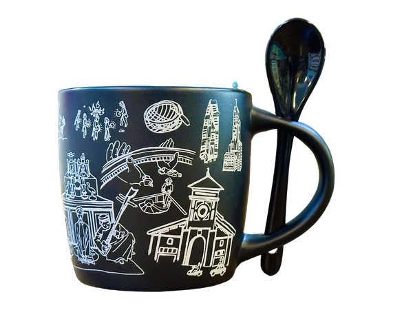 CERAMIC MUG - BLACK COFFEE AND TEA