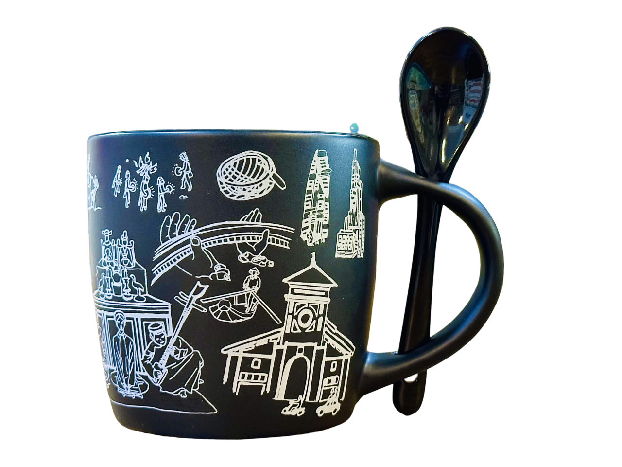  CERAMIC MUG - BLACK COFFEE AND TEA 