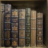  GENUINE LEATHER BOOKS WITH 22K GOLD ACCENTS 