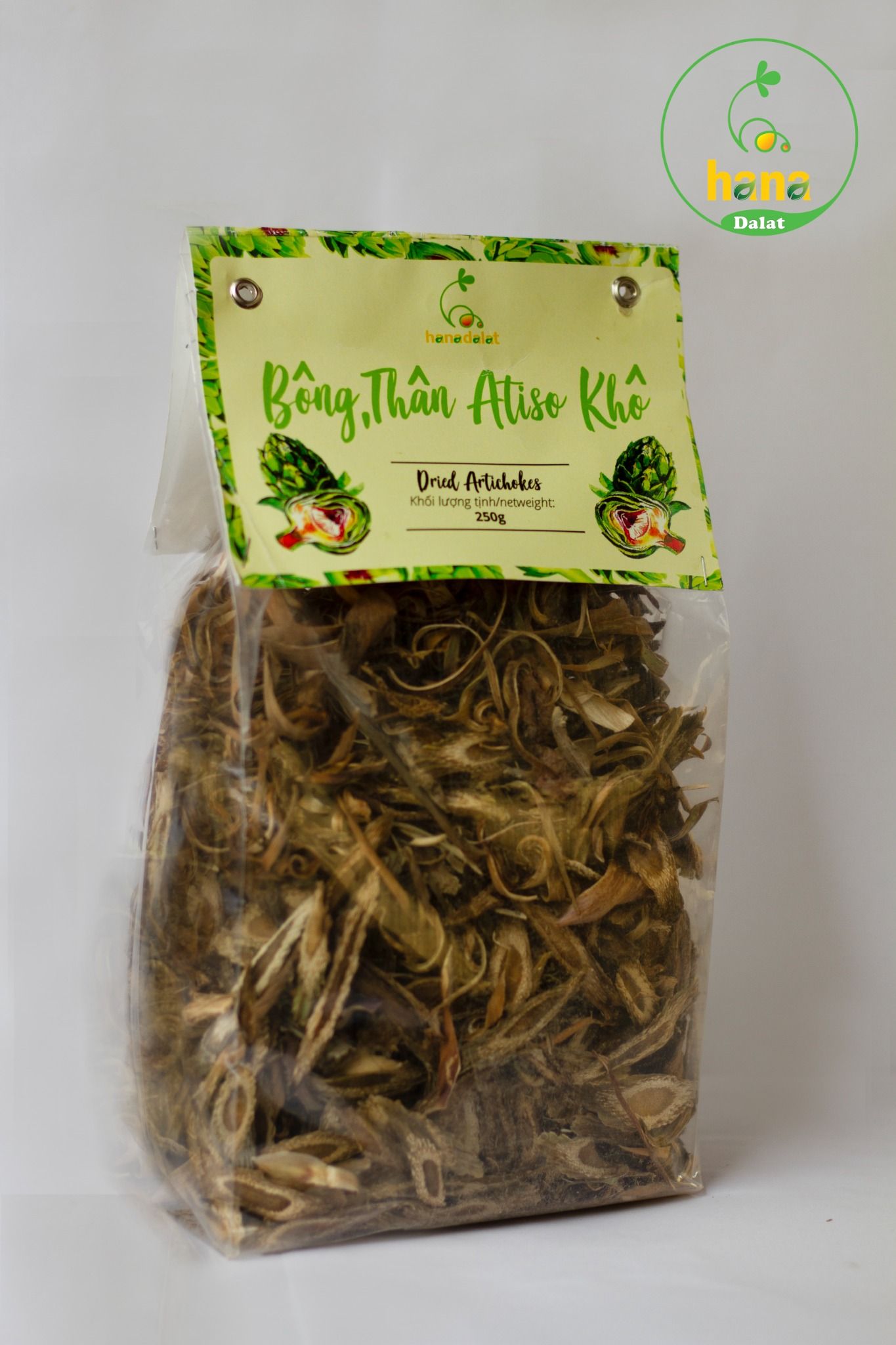  Bông + Thân atiso khô - 250g 