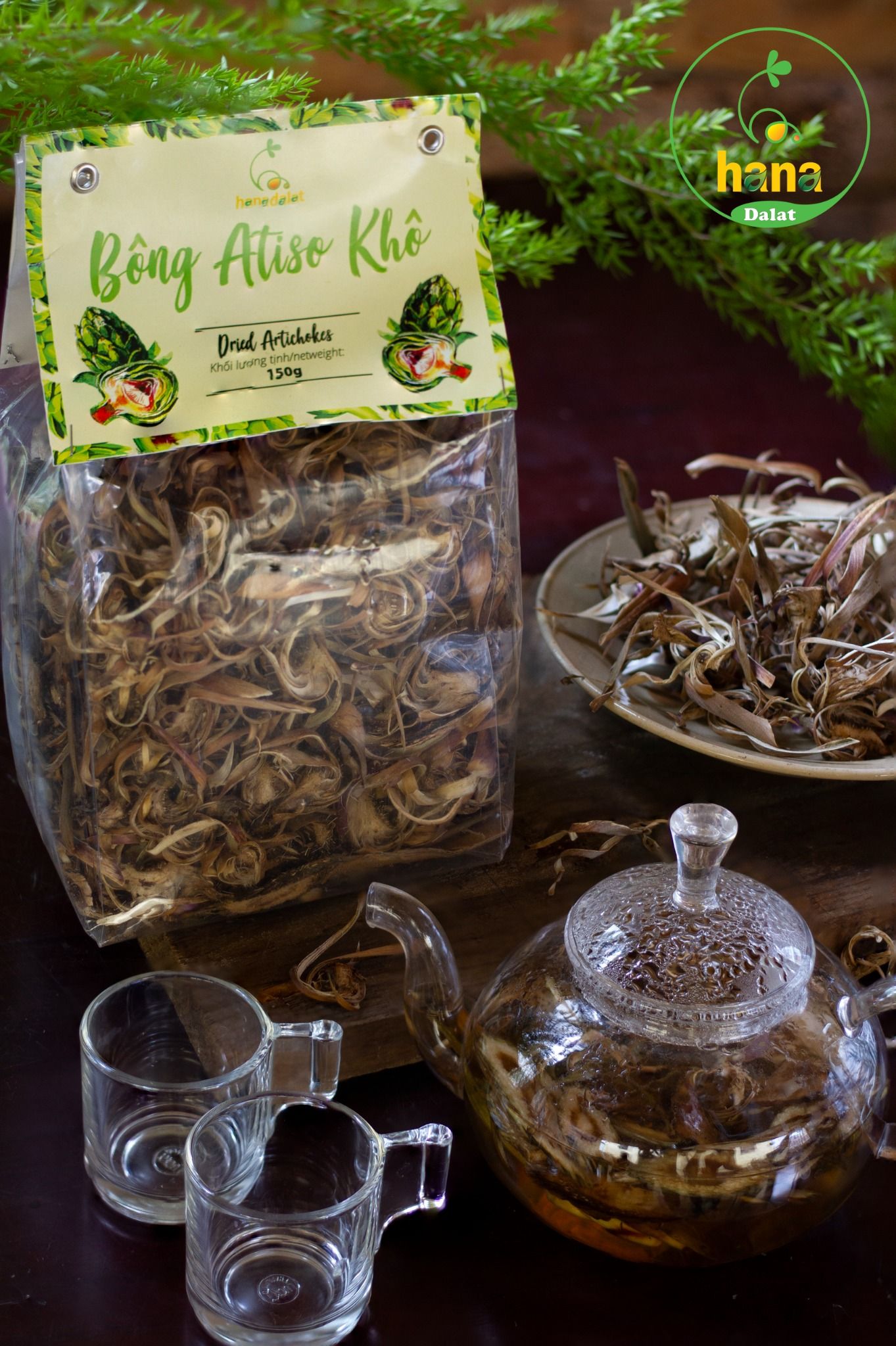  Bông atiso khô - 250g 