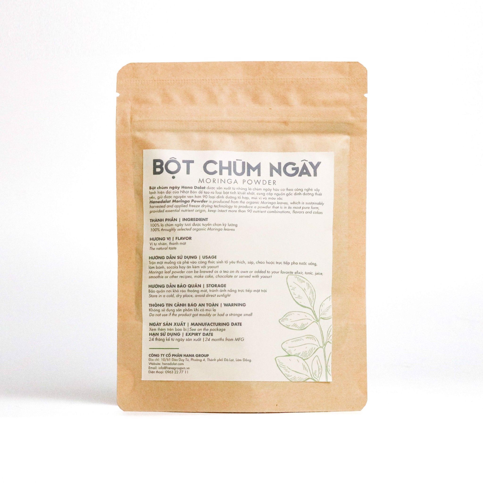  Bột Chùm Ngây HanaDalat - Gói 50g 