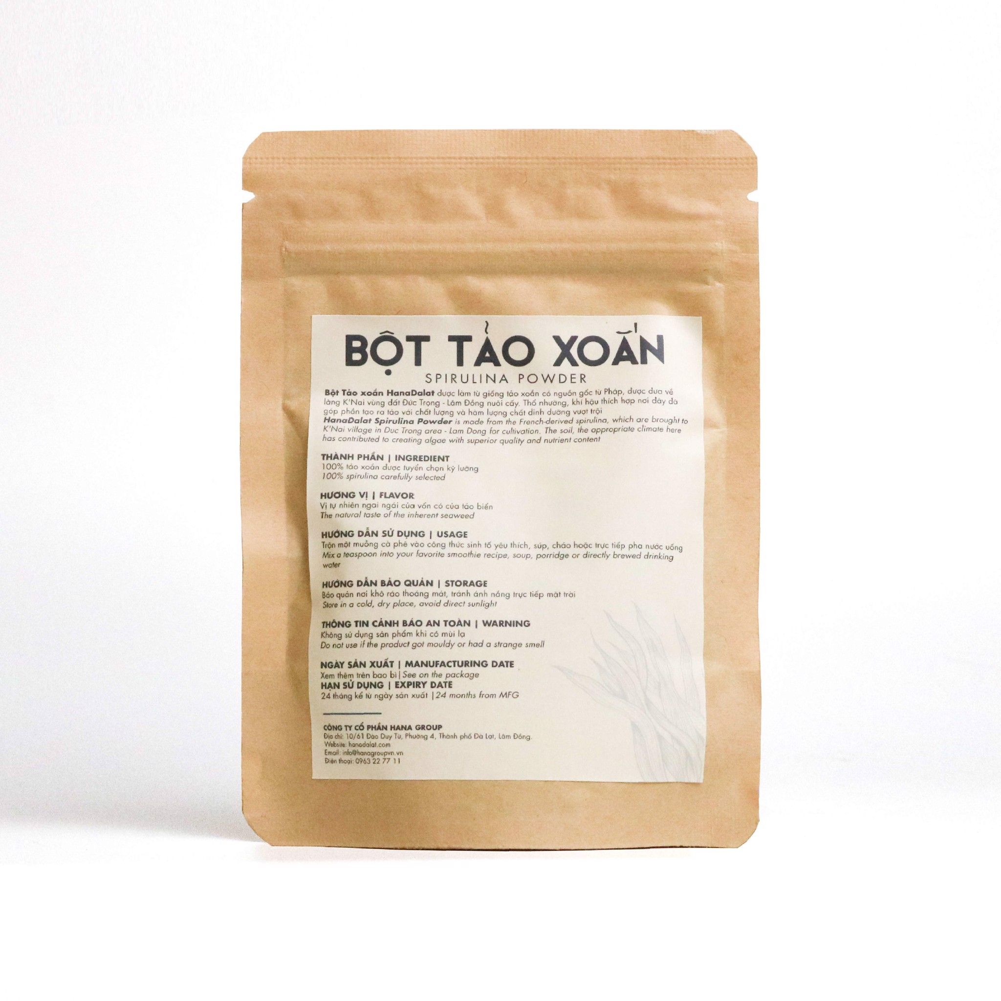  Bột Tảo Xoắn HanaDalat - Gói 50g 