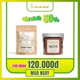  [COMBO KHUYẾN MÃI GIẢM 50%] Hana Dalat Bột Chùm ngây - 50gr + Hạt Sachi sấy - 200gr – tăng cường sức khỏe, hỗ trợ cải thiện các vấn đề về da và tóc 