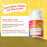  COMBO Peel Glowy 50g, kem dưỡng Juicy 50g giúp làm sáng, giảm thâm mông, nách, bikini, đầu gối, khuỷu tay 