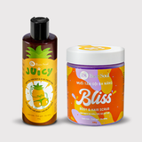  Combo chăm sóc cơ thể Gel dưỡng thể cho da dầu, mụn BareSoul Body Gel Juicy 250g + BLISS Body & Hair Scrub 330g 