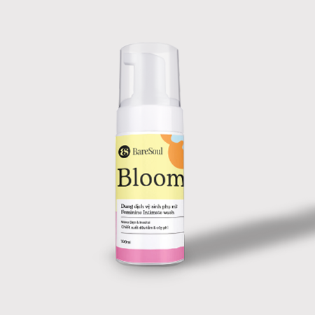 Dung dịch vệ sinh phụ nữ BareSoul BLOOM Feminine Intimate Wash 100ML