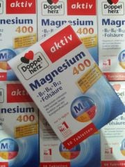 Viên uống Doppelherz Magnesium 400 mg với vitamin B12, C và E