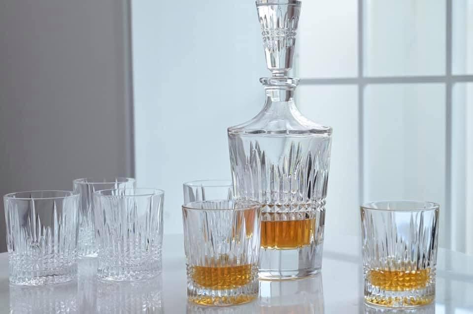 Bộ bình rượu pha lê Bohemia Vincent – Anh Thư Hàng Đức