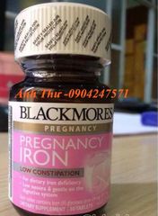 Viên uống bổ sung sắt cho phụ nữ mang bầu Pregnancy IronBlackmores 30 viên