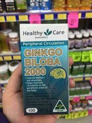 Bổ não (TUẦN HOÀN NÃO) GINKGO BILOBA