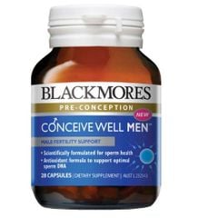 Thuốc Tăng Khả Năng Sinh Sản Nam Blackmores Conceive Well 28 viên