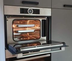 Lò nướng Bosch HBG675BS1 Serie 8 made in germnay thế hệ mới nhất công nghệ nướng 4D