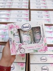 Bộ Dreaming of Paris Balea set 4 món sữa tắm + dưỡng thể + kem tay + móc khoá tháp Eiff