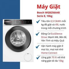 Máy Giặt Cửa Trước Bosch WGB256A40 Series 8 10Kg