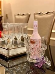 Xô đá mini Bohemia - bày 2 đầu bàn tiệc xinh xinh và rất gọn, vừa làm xô đá vừa cắm hoa cực xinh