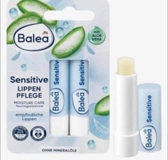 Set 2 Son Dưỡng Môi Không Màu Nha Đam Balea Lippenpflege Sensitive