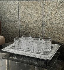 Đĩa chữ nhật M57 41cm Crystal Bohemia sang trọng