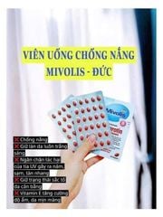 Viên uống chống nắng Carotin - Mivolis 60 viên