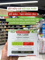 Thuốc bổ sung sắt hữu cơ FER Superdiet