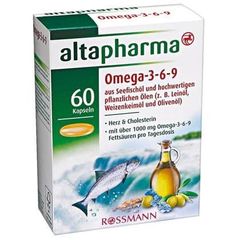 TINH DẦU CÁ BIỂN OMEGA - 3 - 6 - 9 ALTAPHARMA 60 kapseln