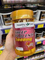 VIÊN UỐNG NHAU THAI CỪU - HEALTHY CARE SHEEP PLACENTA 5000MG