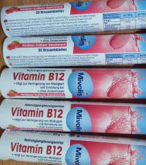 Viên Sủi bổ sung B12 - Mivolis Vitamin B12 Brausetabletten