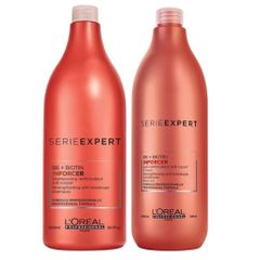 Cặp Dầu Gội - Xả L'Oreal Paris Serie Expert Inforcer B6 + Biotin