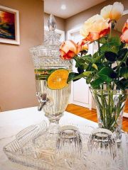 Bình nước pha lê Godinger Dublin có vòi 1.7 lit