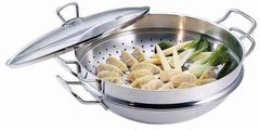 Chảo xào và hấp 2in1 WMF Wok Macao 36cm